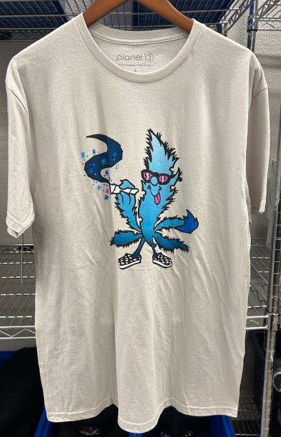 Photograph of product: Jason Maloney x P13 Blue Oui'd Leaf T-shirt XL