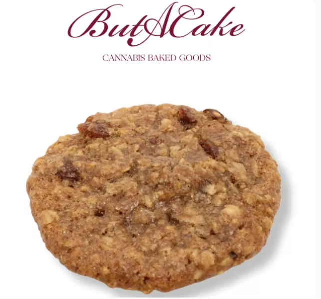 Photograph of product: ButACake | Oatmeal Raisin | Edibles | Cookie