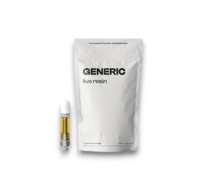 Photograph of product: Kush and Cream Live Resin Vape Cartridge