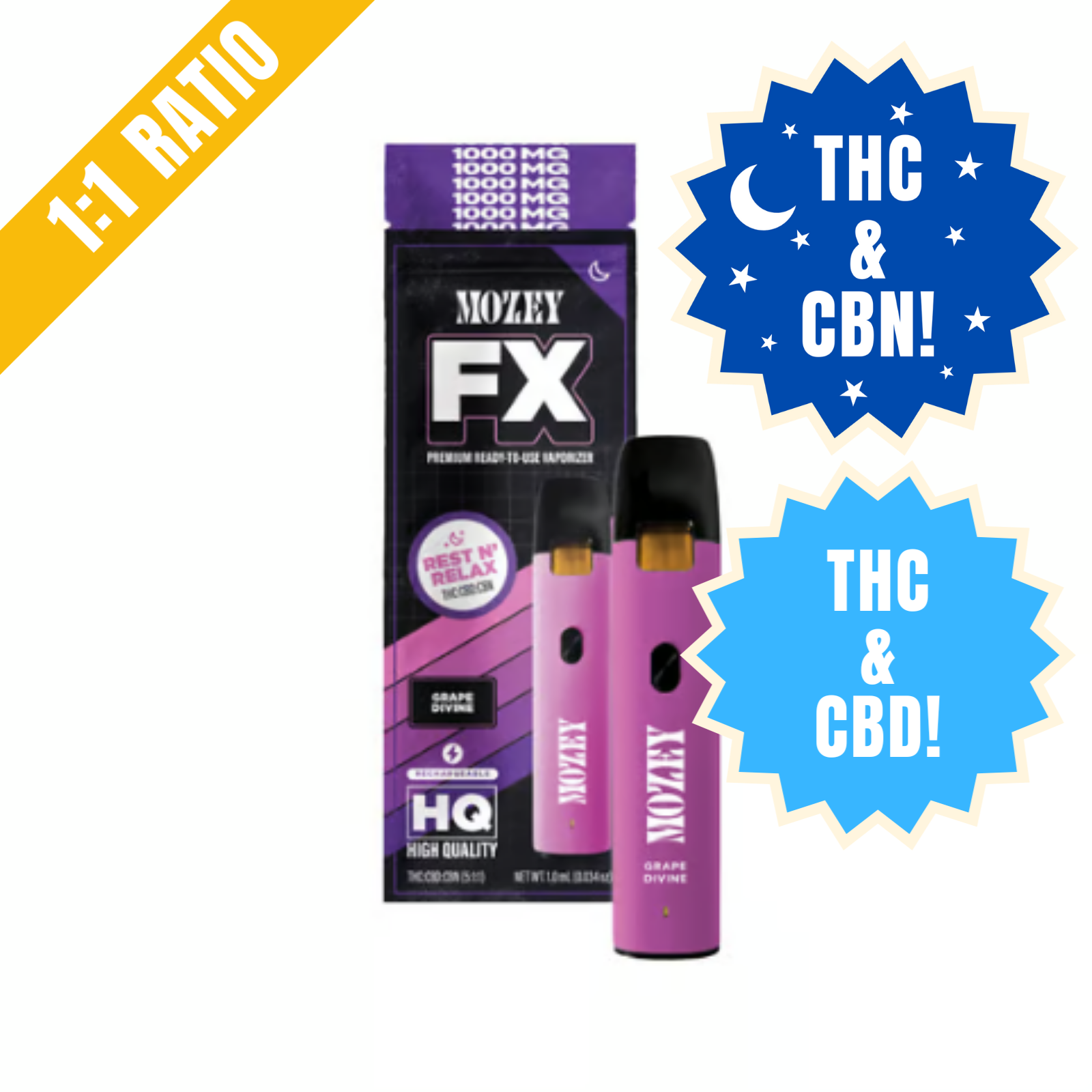 Photograph of product: GRAPE DIVINE DISPOSABLE 0.5G