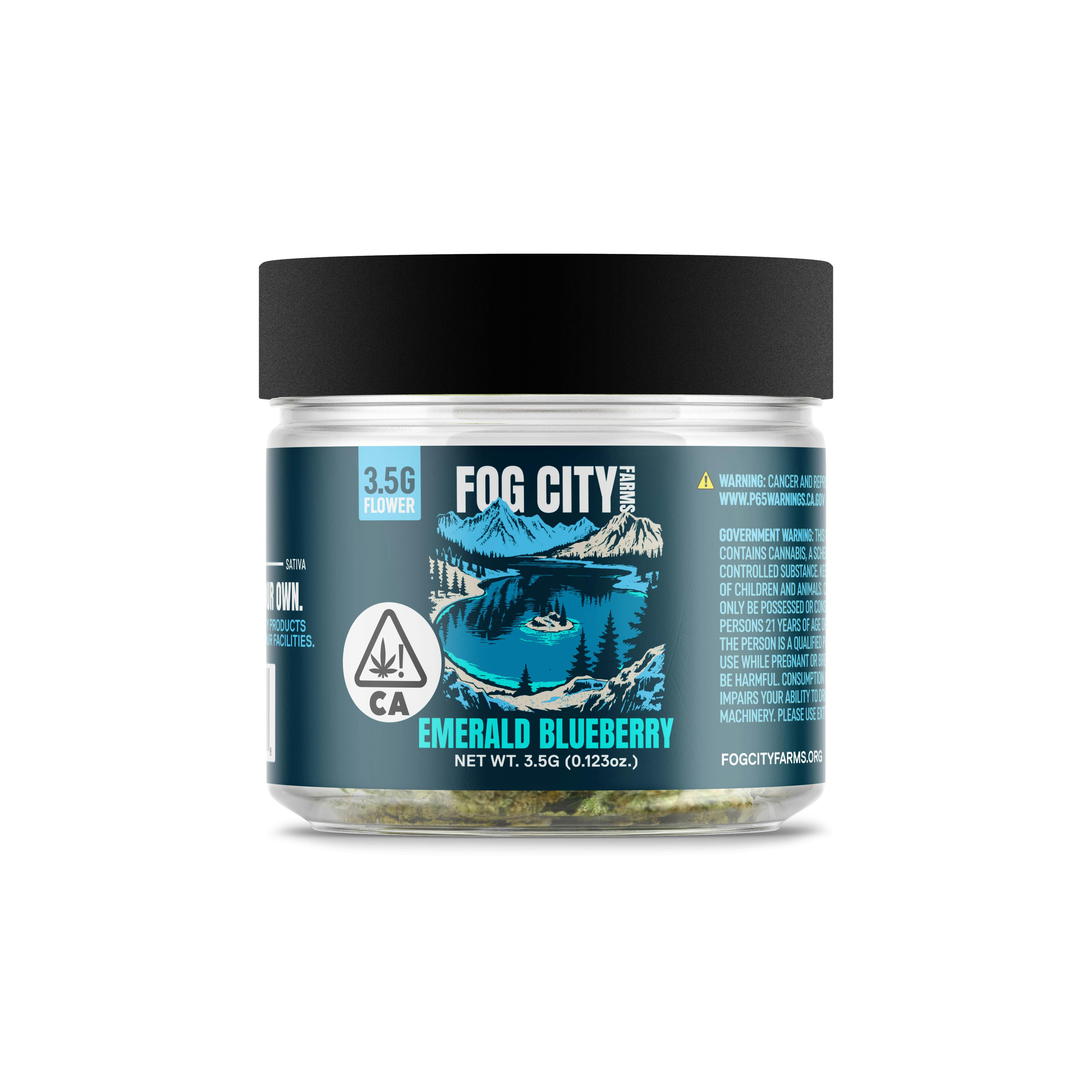 Photograph of product: Fog City Farms | Emerald Blueberry - 3.5g