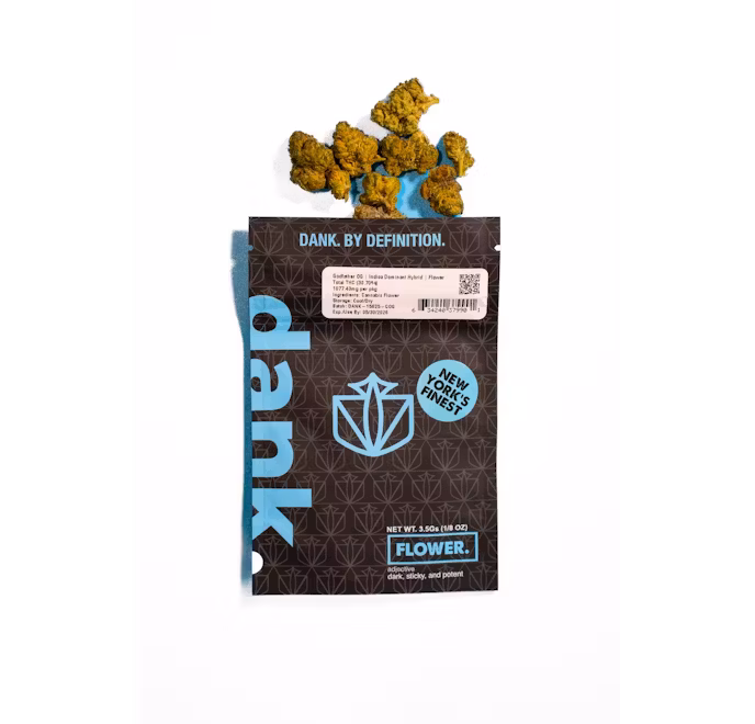 Photograph of product: Dank | Godfather OG | Sungrown - 3.5g
