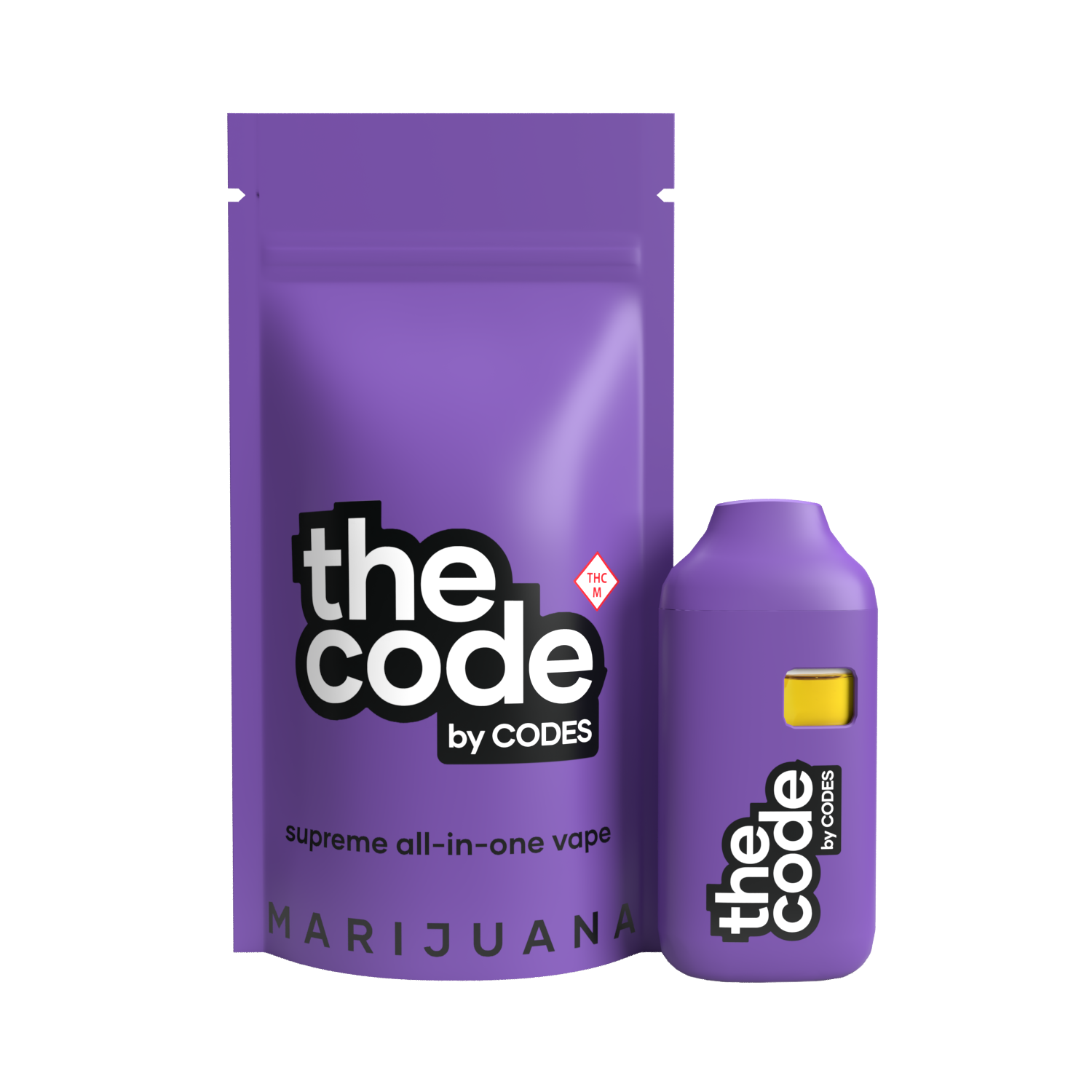 Photograph of product: Codes: The Code Vape | Tangie Berry | All-In-One