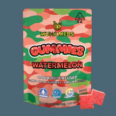Photograph of product: REC Muha Meds Mambas - Watermelon Gummy 40mg x 5