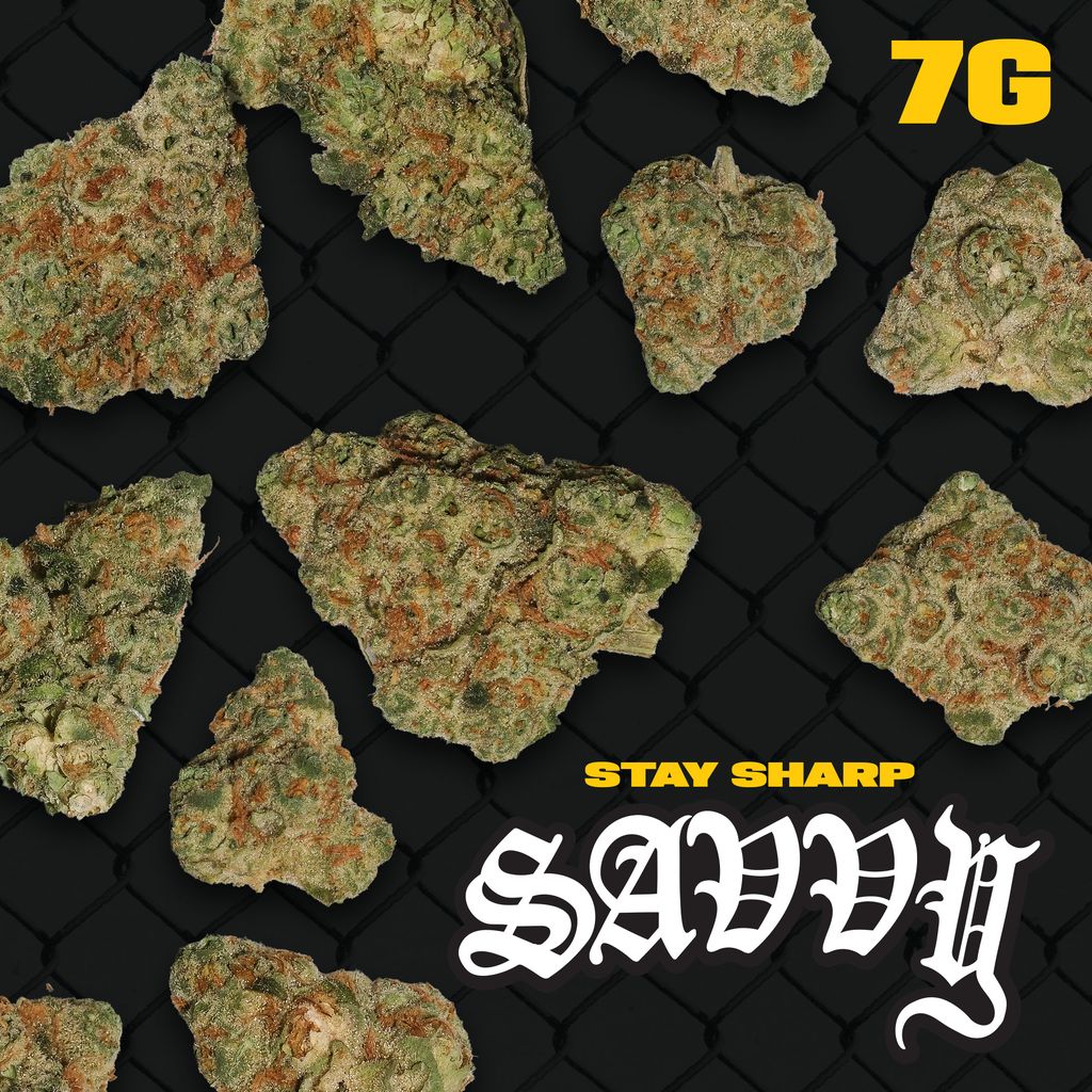 Photograph of product: Savvy Tropical Haze Small Flower 24% (H) 7g - 26179
