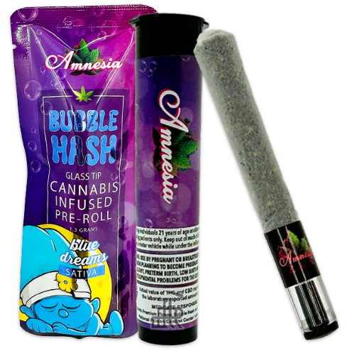 Photograph of product: Blue Dream | Bubble au chocolat Prerolls 0.7g   5pk