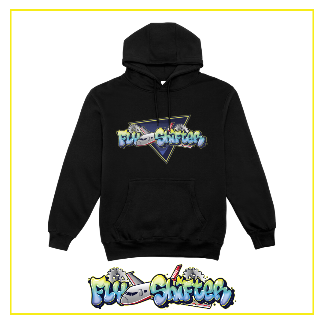 Photograph of product: Fly Shifter Black Hoodie XL