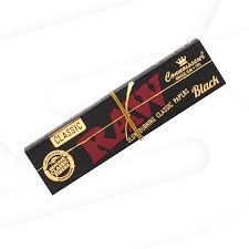 Photograph of product: Raw | Classic Black Connoisseur King Size Plus Tips
