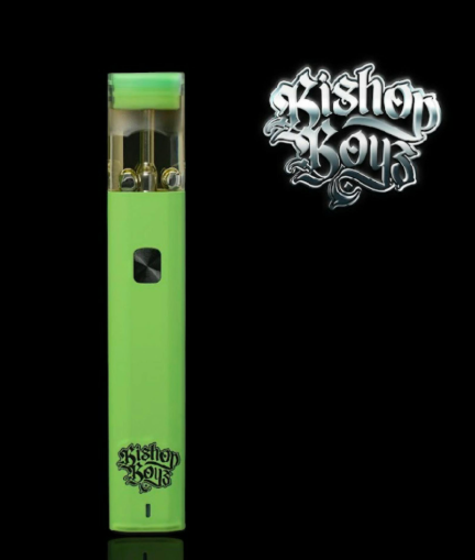 Photograph of product: Bishop Boyz - Kiwi Blast - 1g Disposable - Oui'd