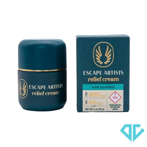 Photograph of Product: ESCAPE ARTISTS | Topical | Menthol | 2.0 OZ | 800mg CBD 40mg THC
