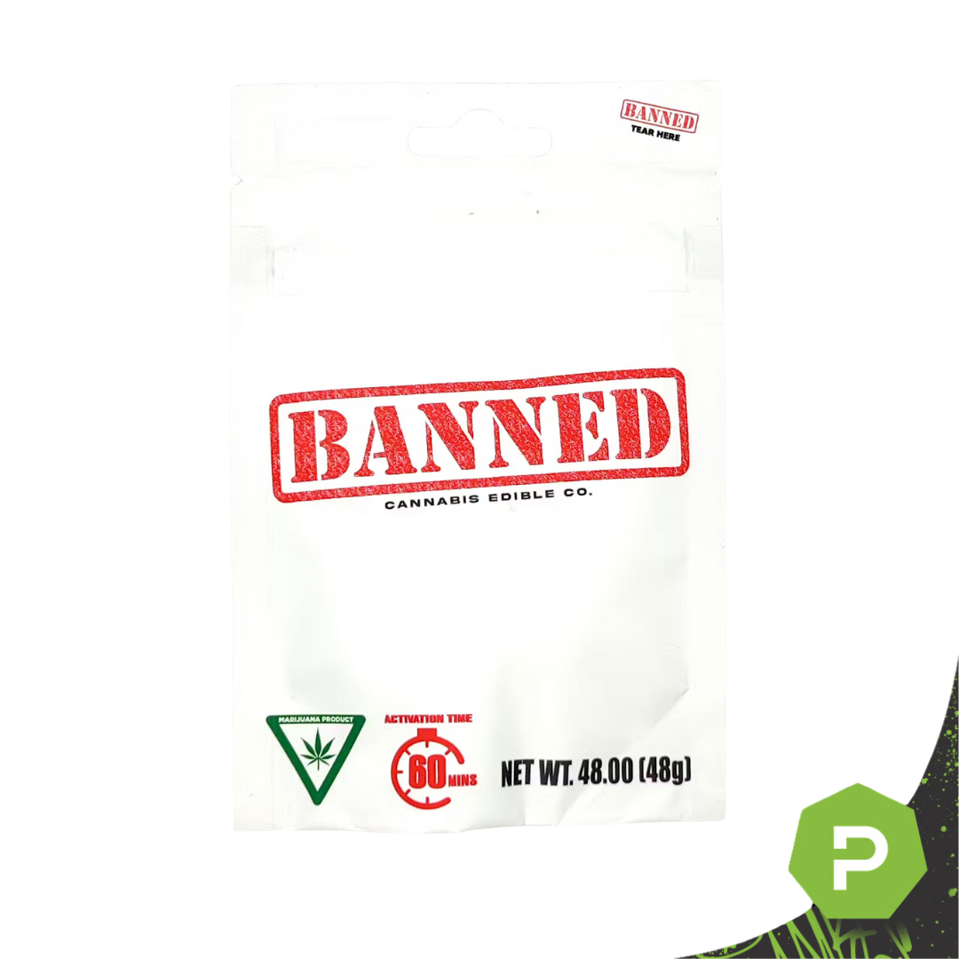 Photograph of product: Banned | 200mg Gummies | Watermelon
