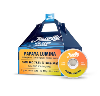 Photograph of product: Cold Cure Live Rosin Badder - Papaya Lumina