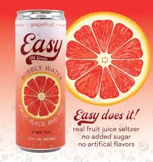 Photograph of product: Grapefruit | Bubbly Water (Seltzer) | 5mg