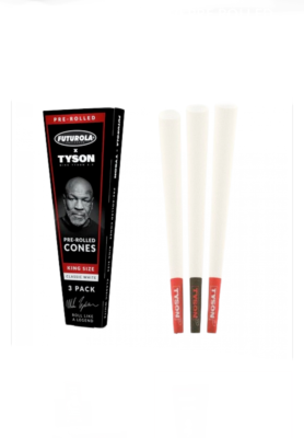 Photograph of product: Tyson 2.0 x Futurola King Size Pre-Rolled Cones 3pk