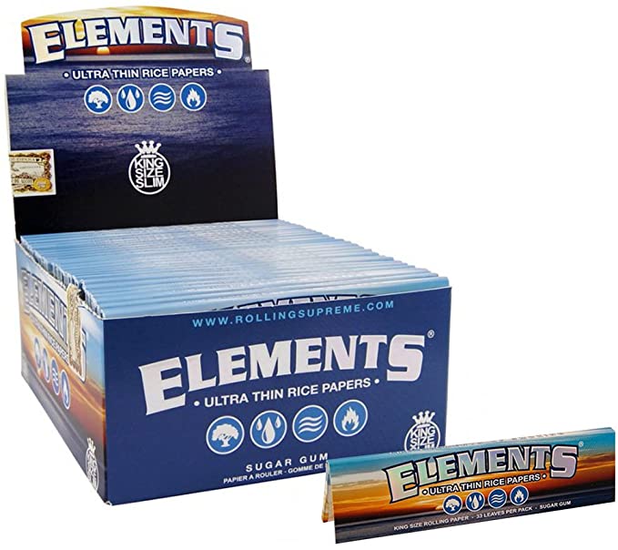 Photograph of product: Elements Rolling Papers (King Slim) - $2