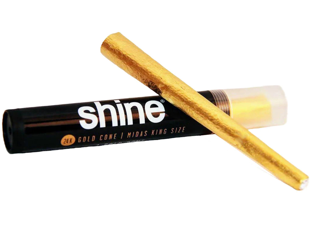 Photograph of product: Shine 24k Gold Papers King Size