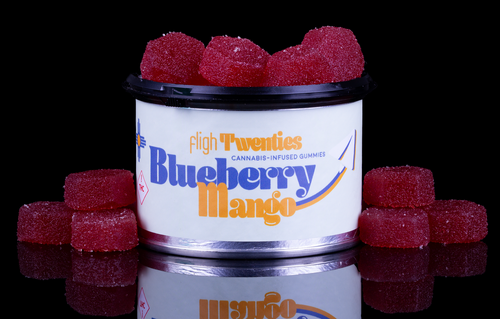 Photograph of product: Fligh | Blueberry Mango Oui'd Gummies | 500mg