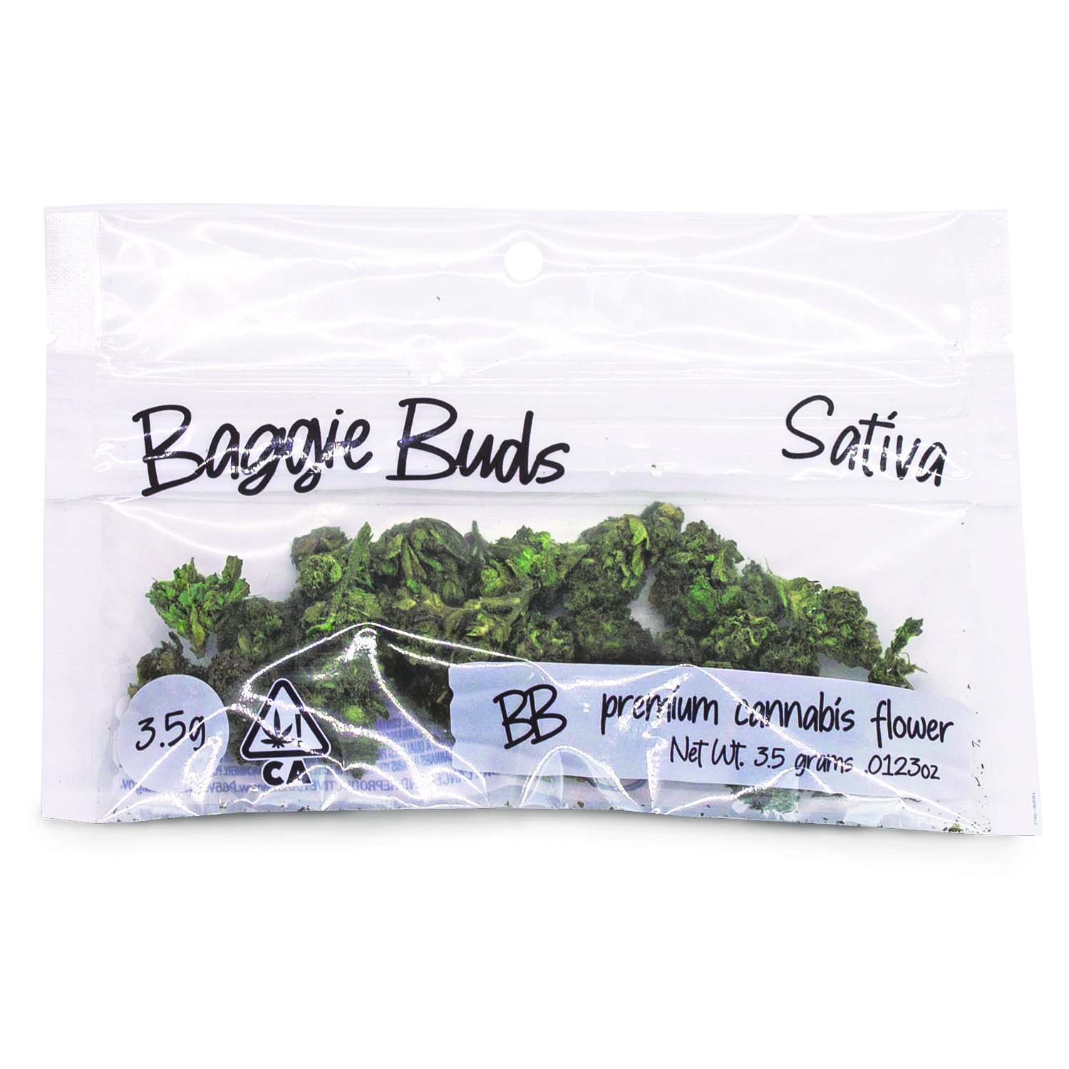 Photograph of product: Strawberry Cough | Oui'd Baggie Buds | - 3.5g