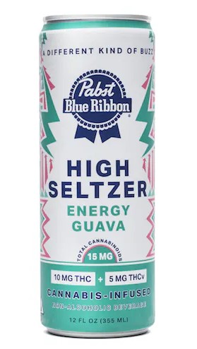 Photograph of product: PBR Infused Seltzer - Daytime Guava -  10mg Single Can