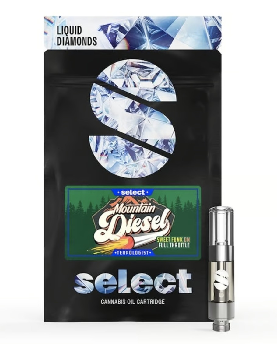 Photograph of product: Mountain Diesel - Terpologist Liquid Diamonds CO2 Vape - Select