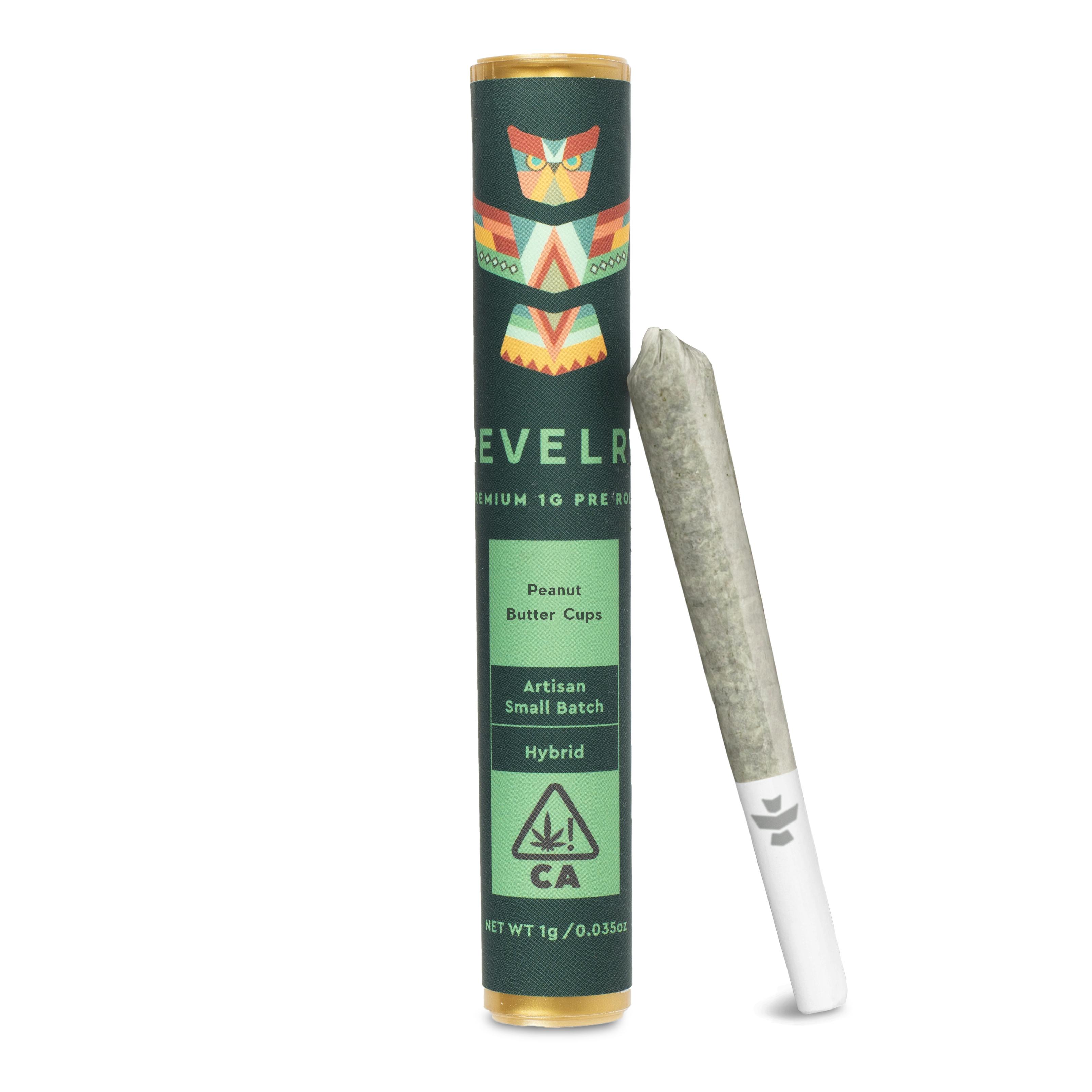 Photograph of product: PREROLL | 1G | H | PEANUT BUTTER CUPS