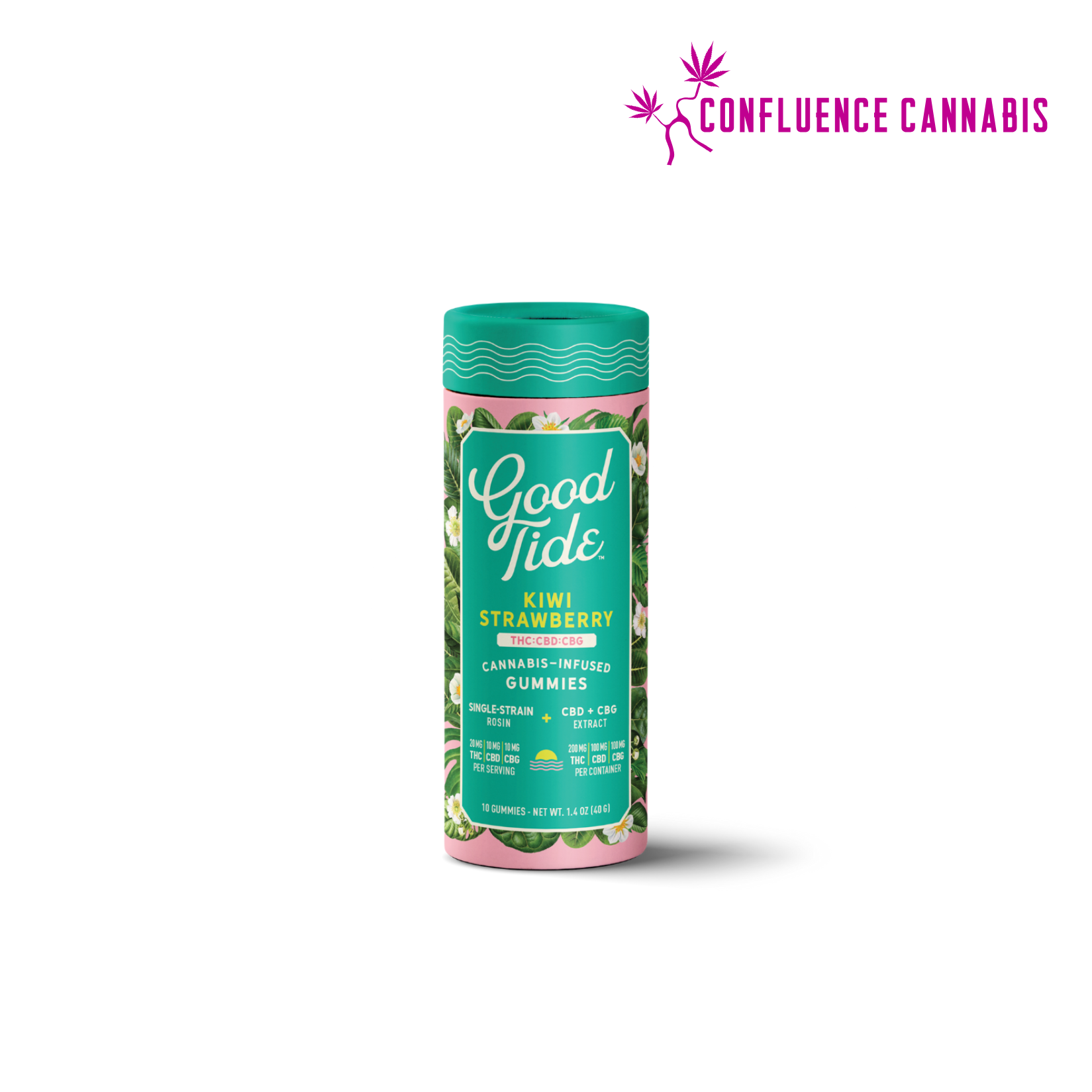 Photograph of product: Kiwi Strawberry au chocolat Rosin Gummies 2:1:1 TH-oui:CBD:CBG