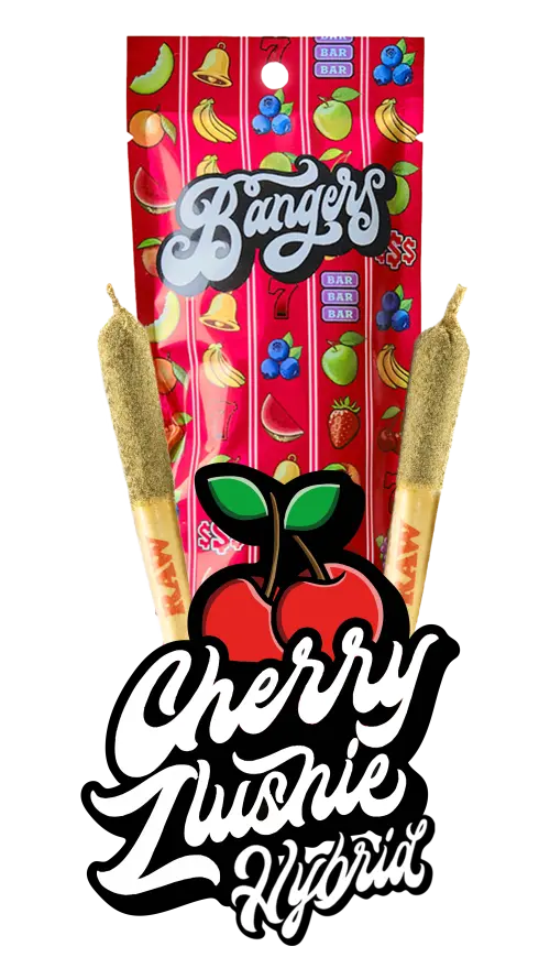 Photograph of product: Cherry Zlushie Infused 2 x 0.6g Preroll 2pk