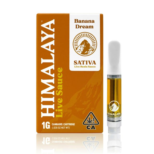 Photograph of product: Banana Dream - Live Sauce Cartridge - 1g - 