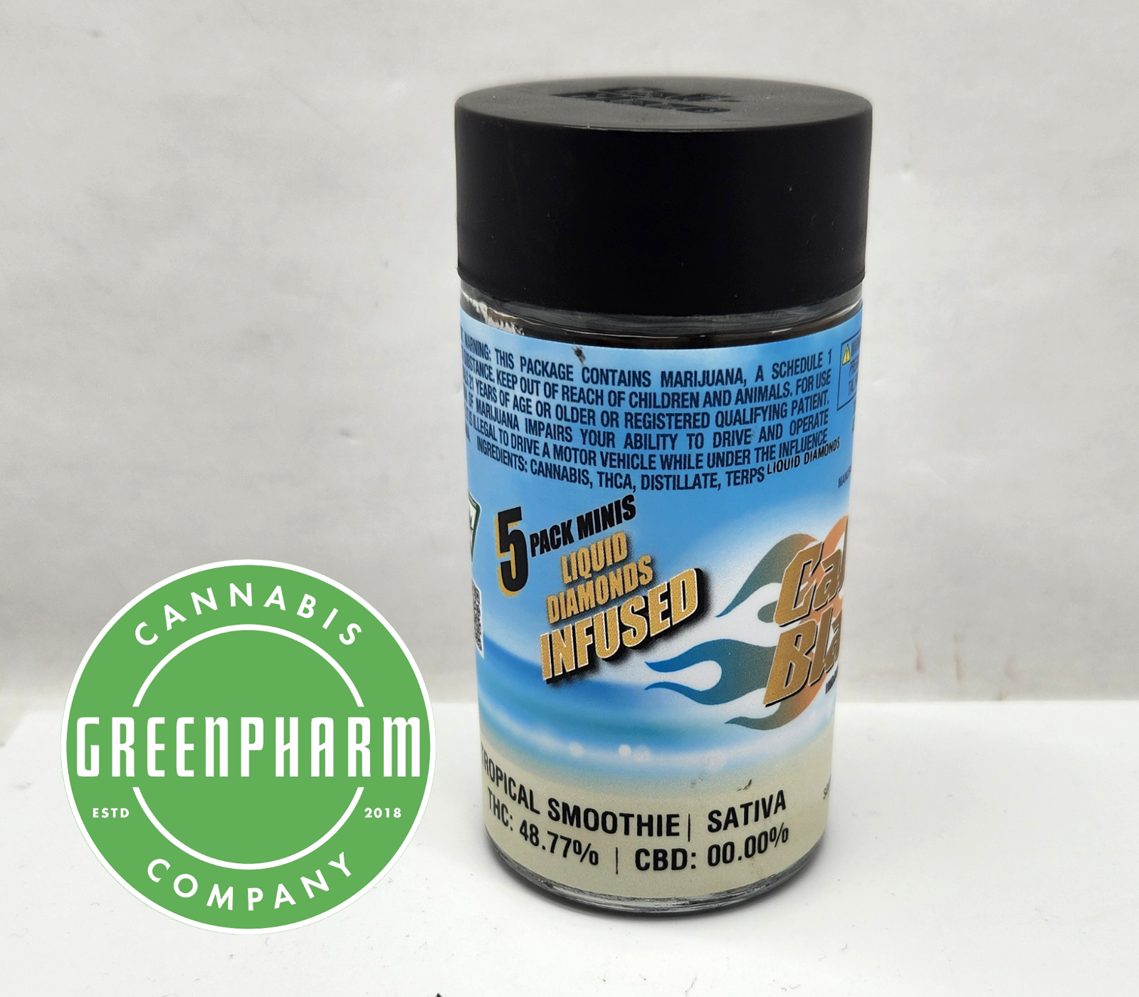 Photograph of product: Infused Pre-Roll | Cali-Blaze | Tropical Smoothie .7g x 5 Pack