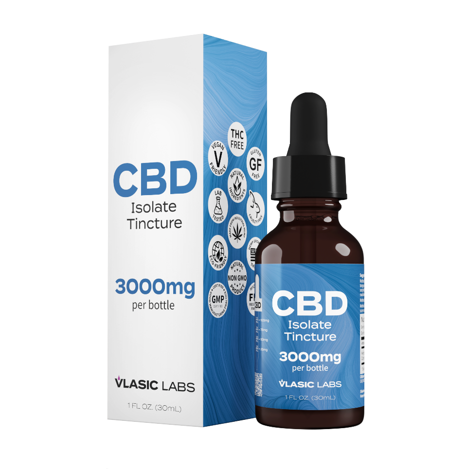 Photograph of product: Vlasic CBD Isolate Drops 3000mg