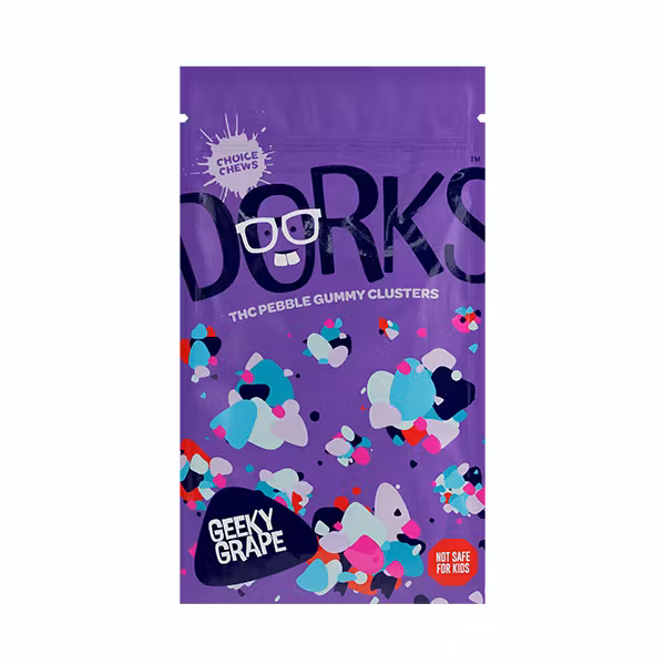 Photograph of product: Mojo Choco Dorks- Geeky Grape 200mg (Oui'd)