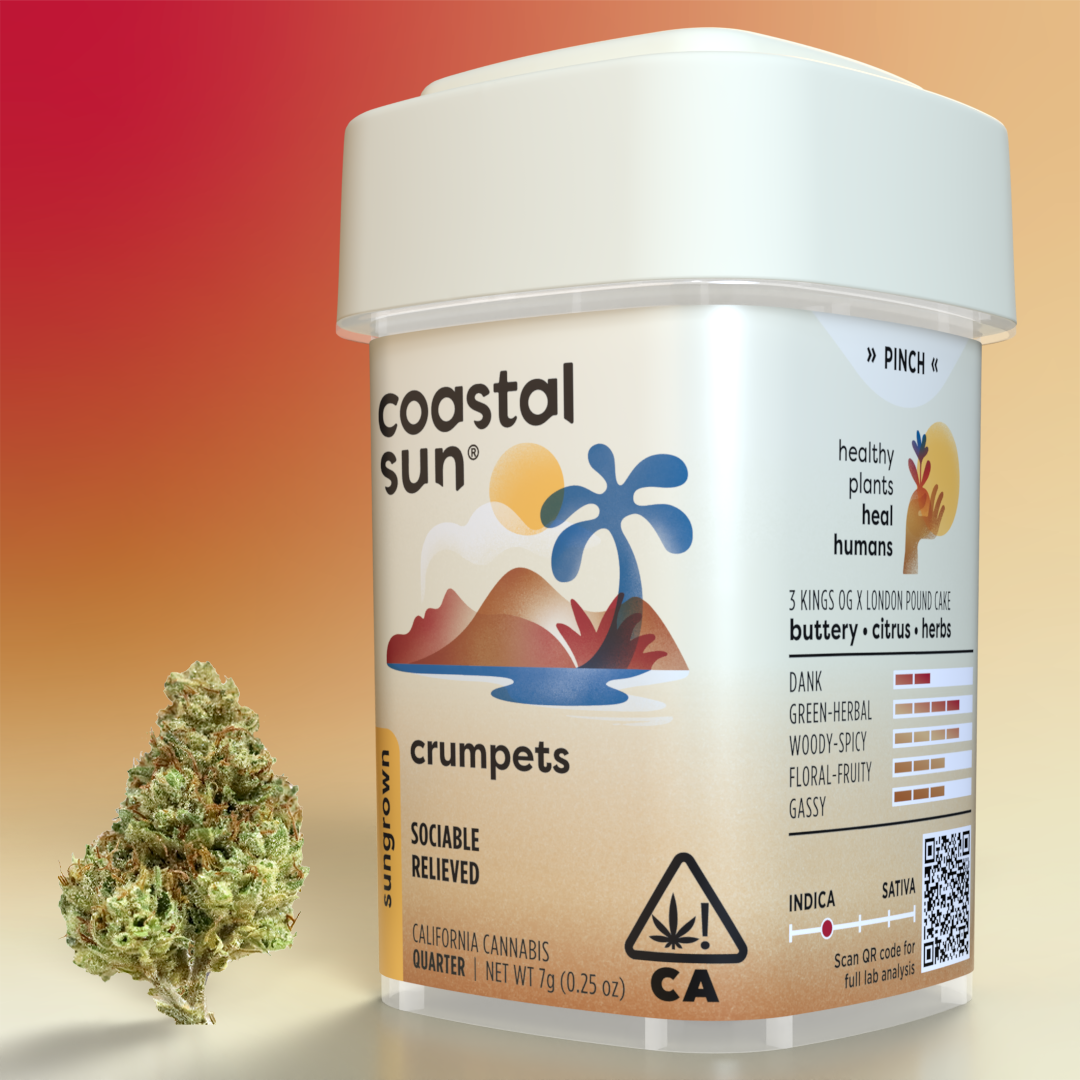 Photograph of product: Coastal Sun | Crumpets - 28g