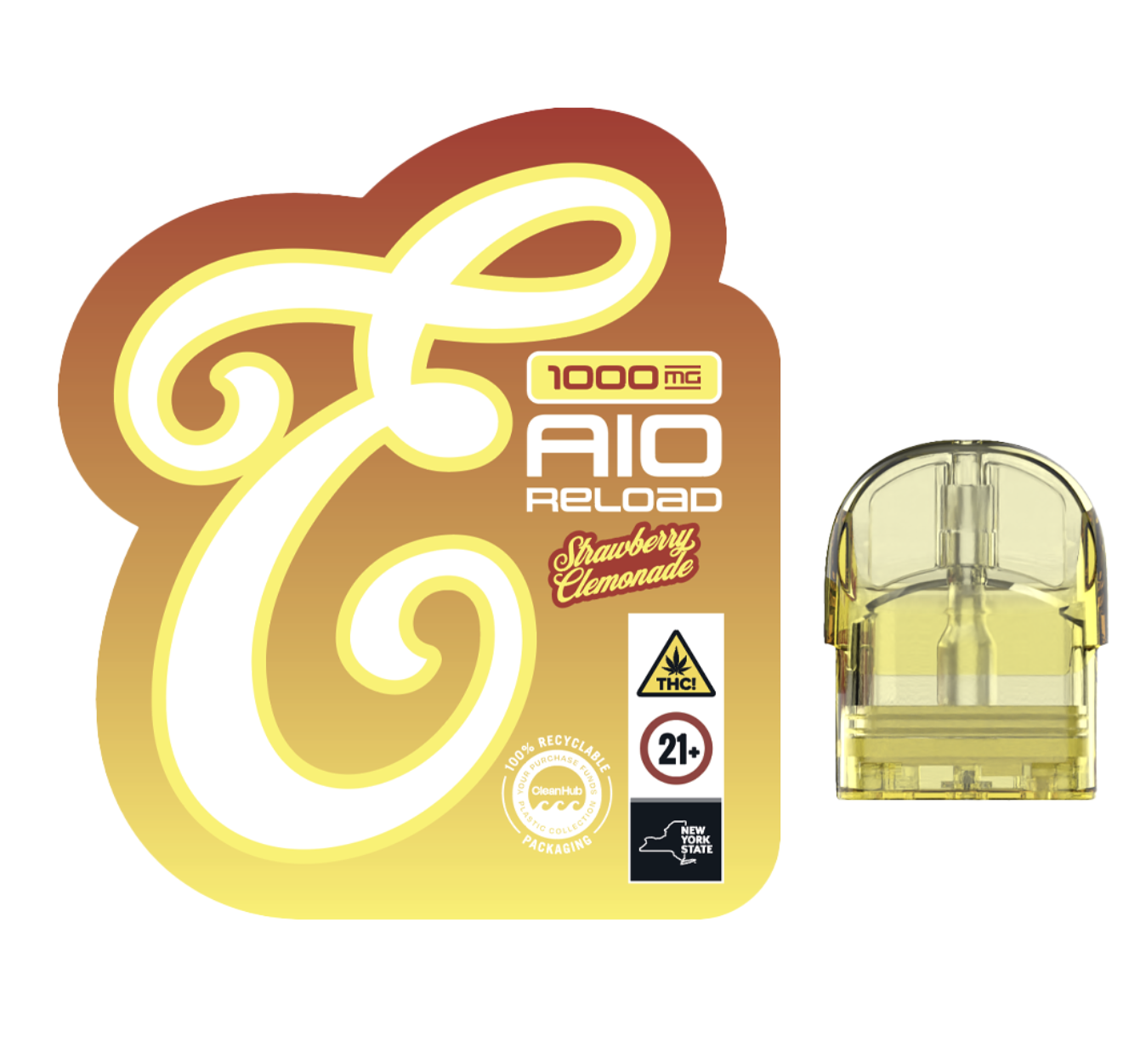 Photograph of product: Eureka | Strawberry Clemonade | Reload