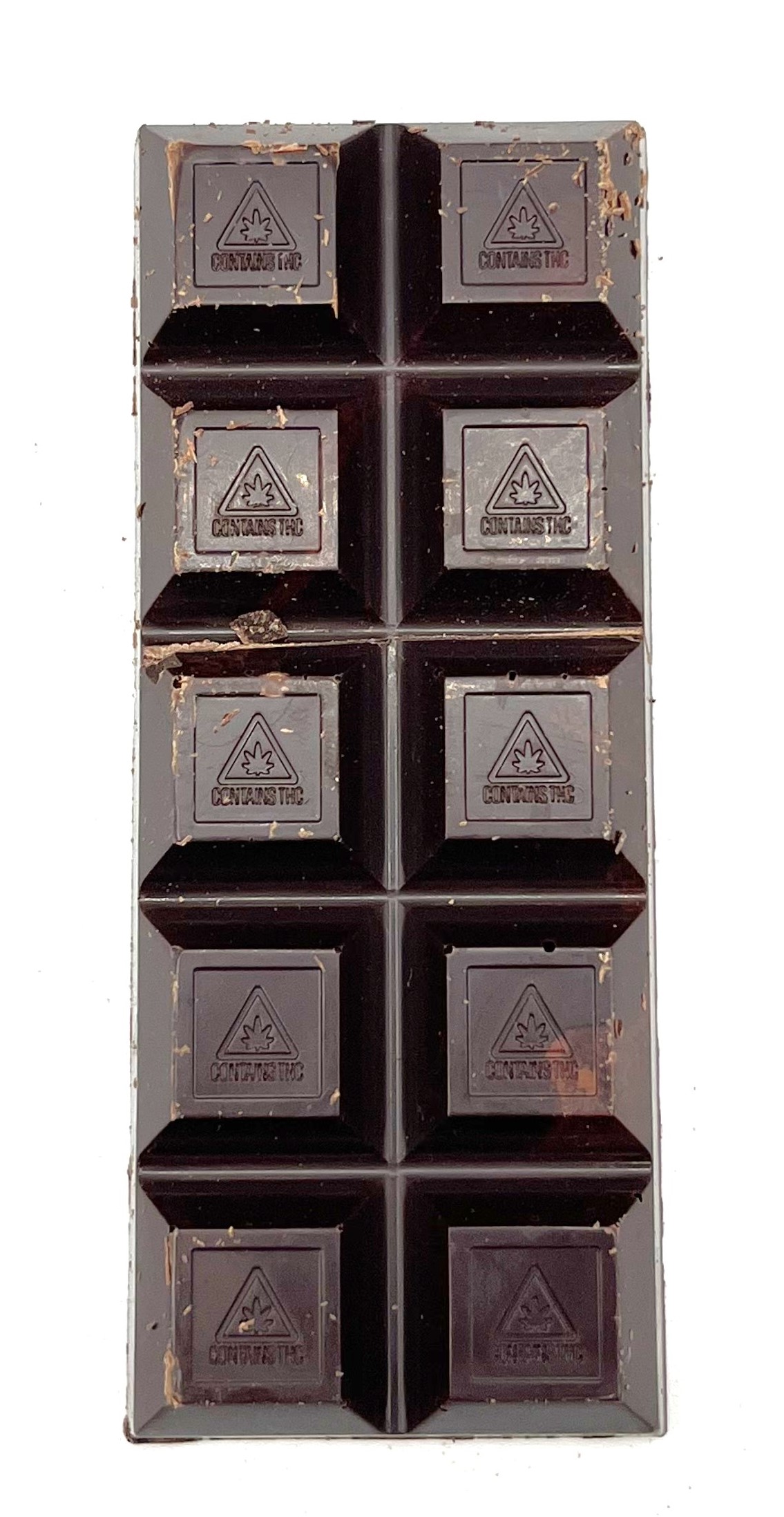 Photograph of product: 100mg TH-oui S'mores Dark Chocolate Bar