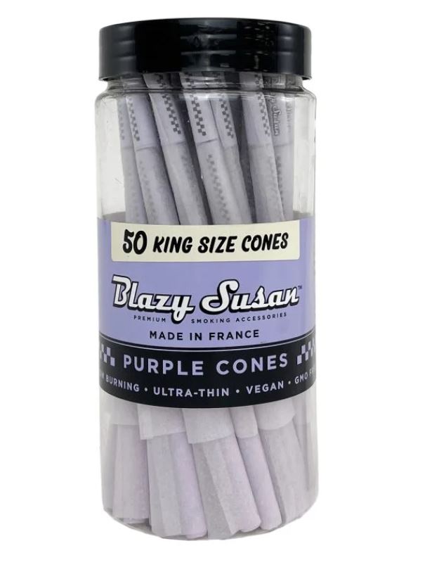 Photograph of product: Blazy Susan - 1 1/4 Purple Cones 50pk