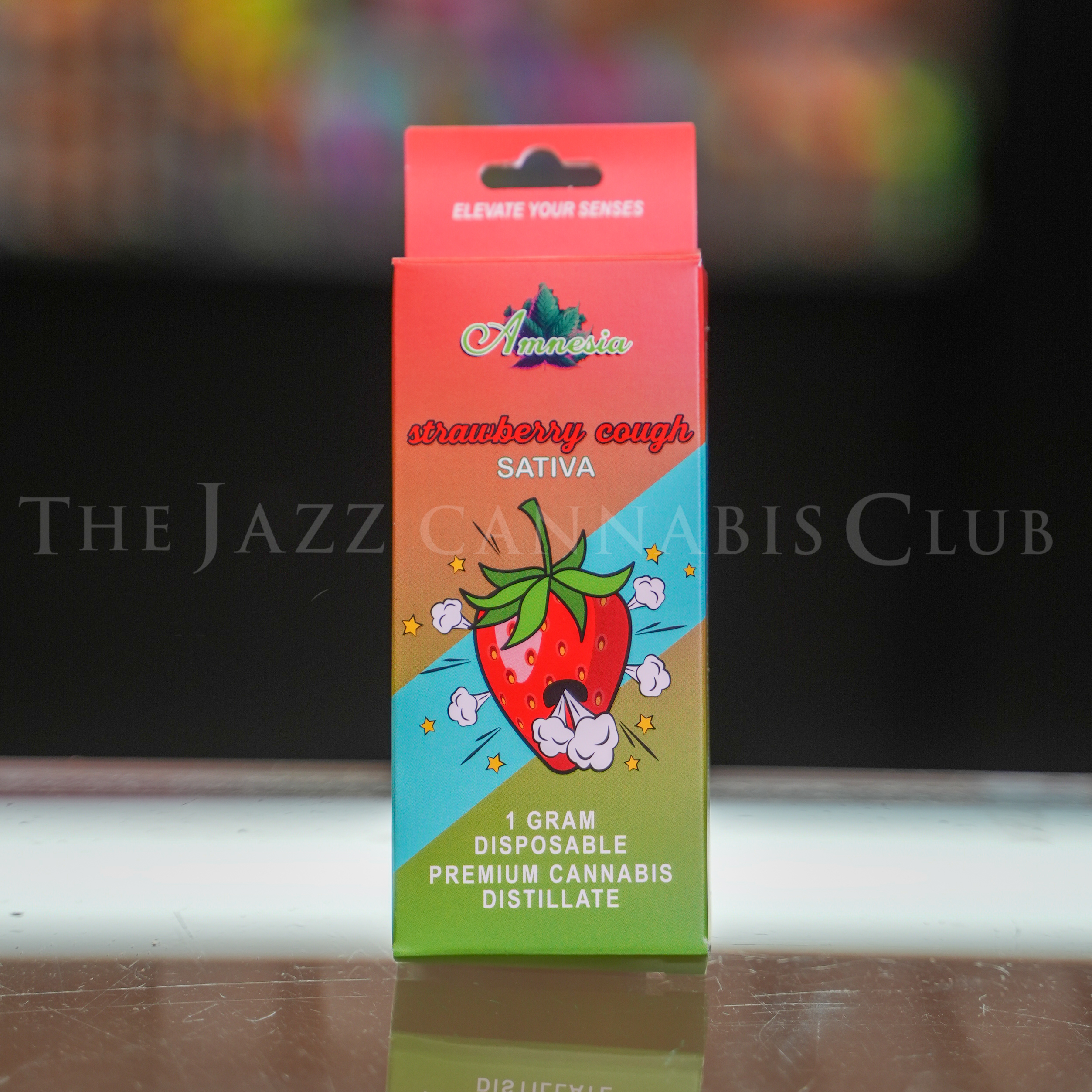 Photograph of product: Amnesia - Strawberry Cough Disposable Vape