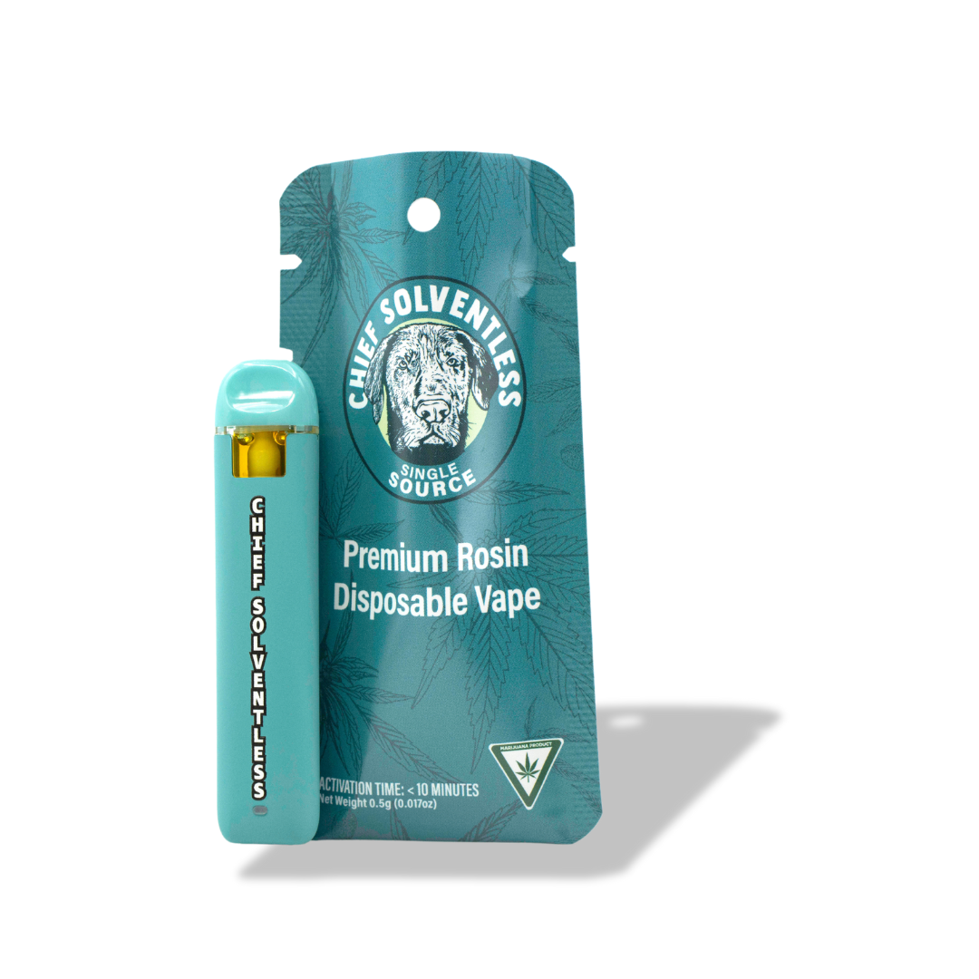 Photograph of product: Chief Solventless Garlic Mints Rosin Disposable