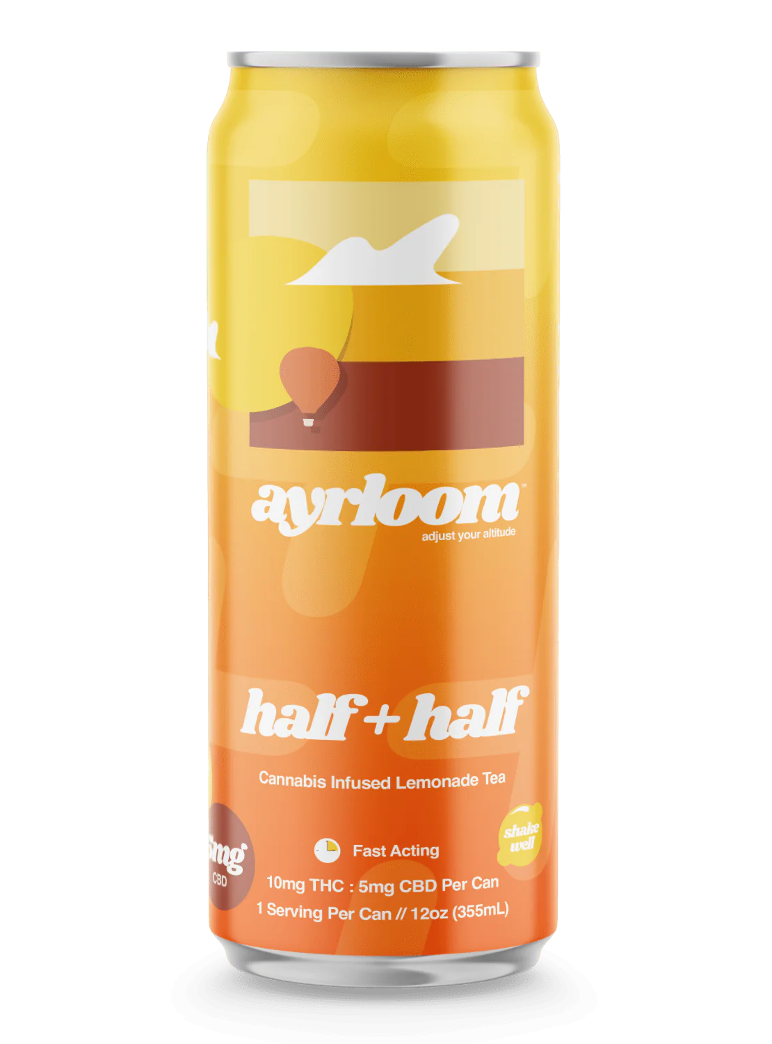 Photograph of product: Ayrloom | Half & Half Lemonade Tea Beverage | 12oz Single 10mg