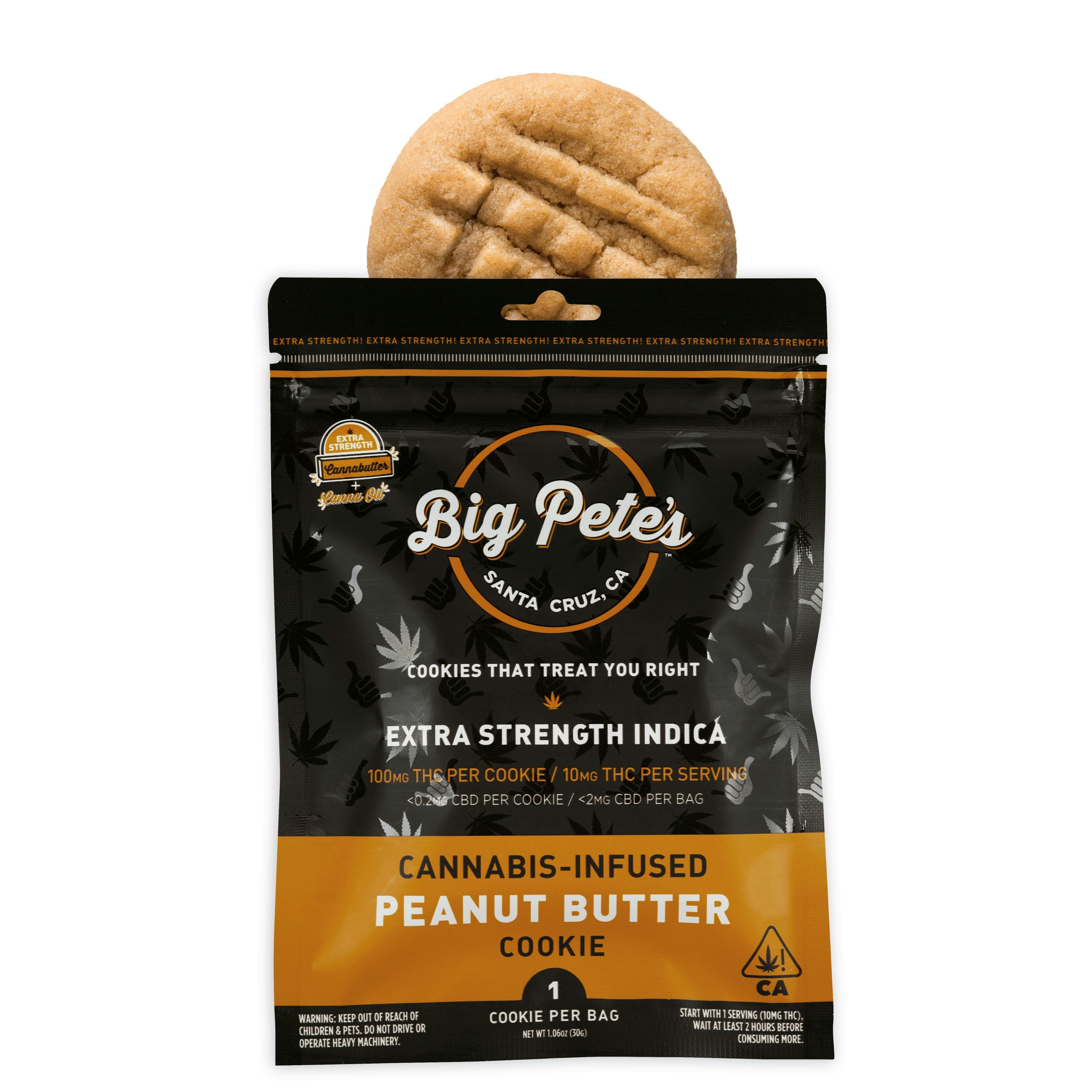 Photograph of product: Big Pete's | 200mg | 1pk | Extra Strength | Peanut Butter Cookie