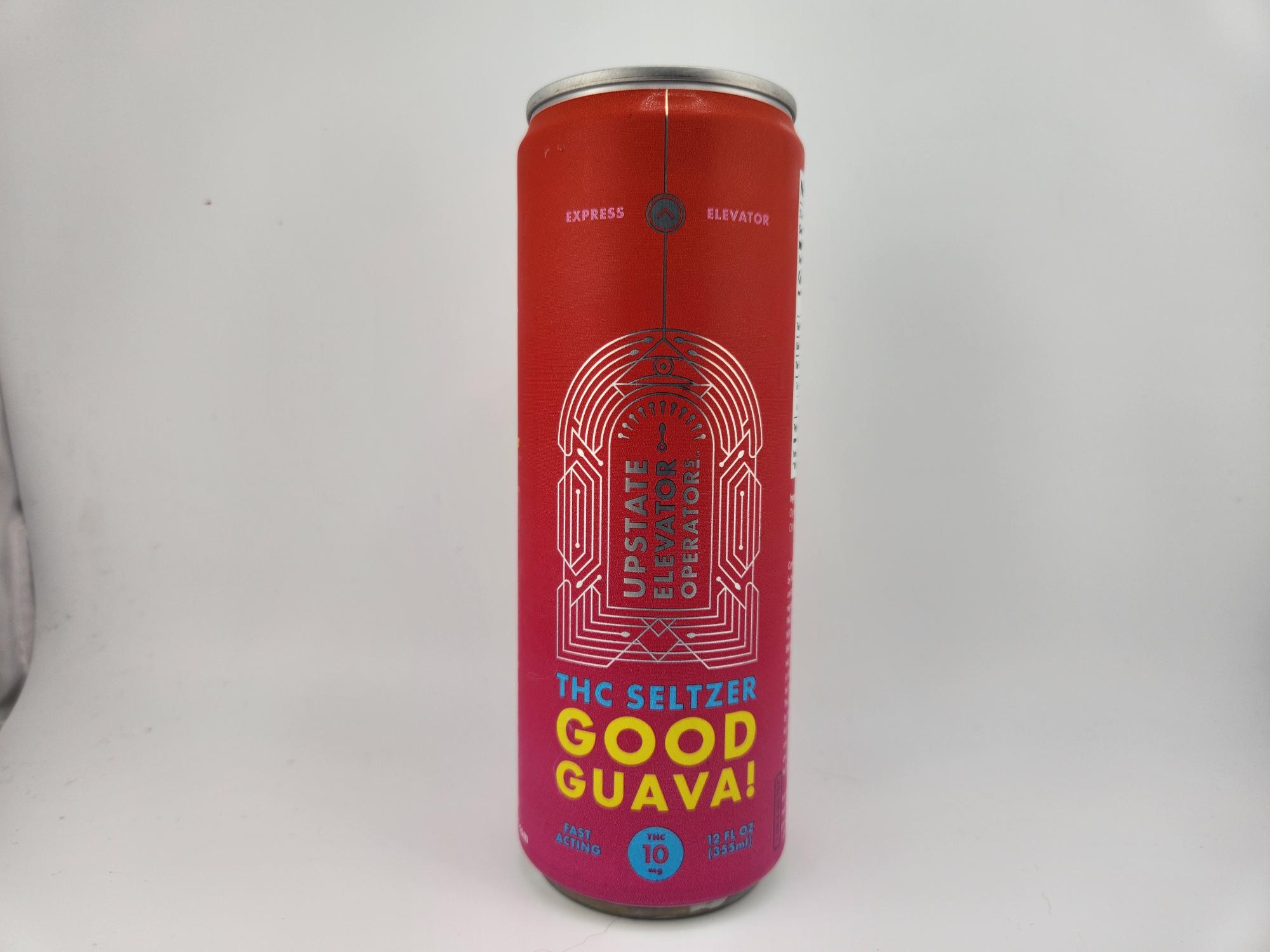 Photograph of product: Upstate Elevator Beverages - Good Guava Seltzer (10mg)