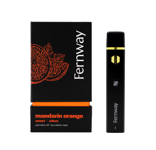 Photograph of product: Fernway - Mandarin Orange 2g Traveler Vape (S)