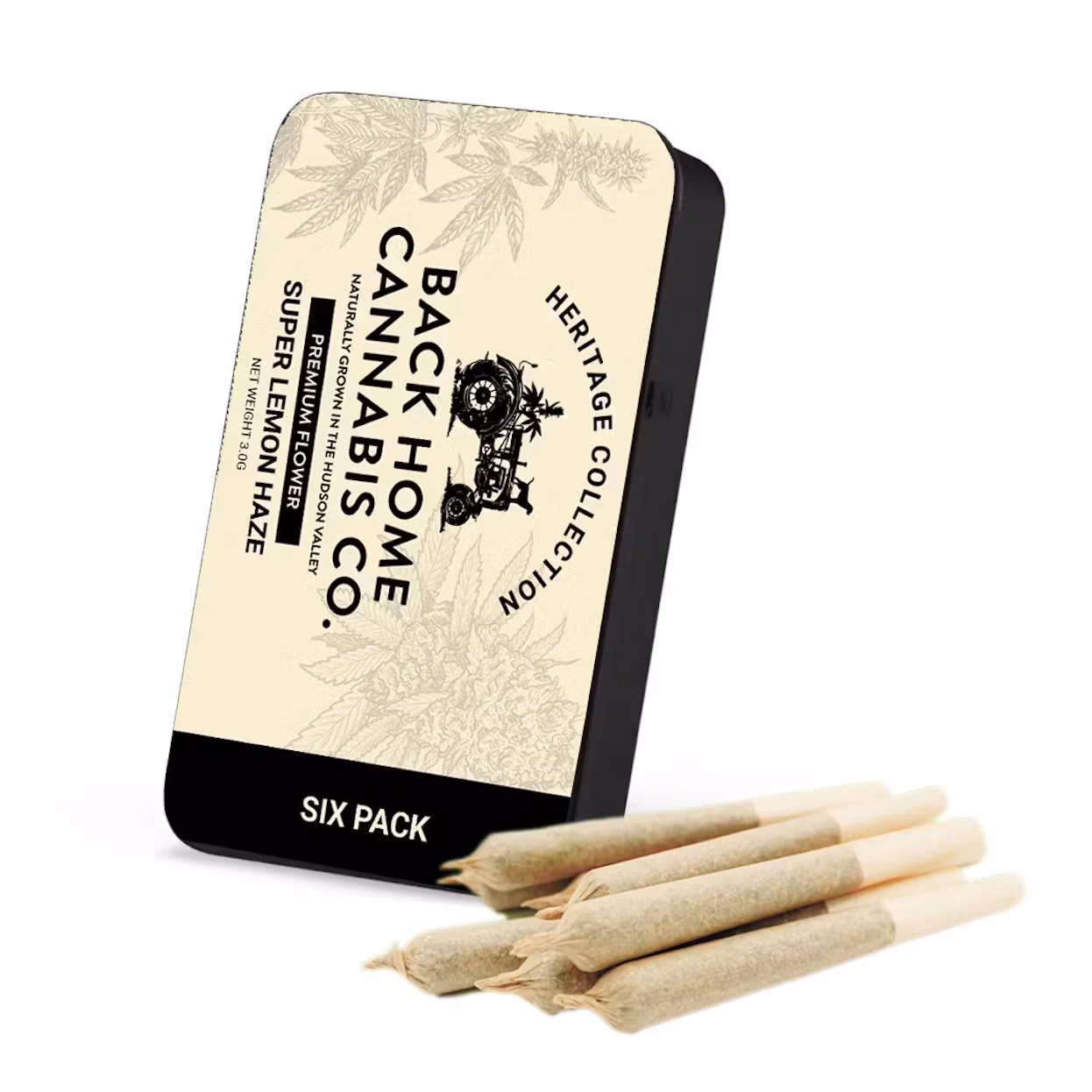 Photograph of product: Back Home Oui'd Co. - Super Lemon Haze (Oui'd) Pre-Rolls 6pk