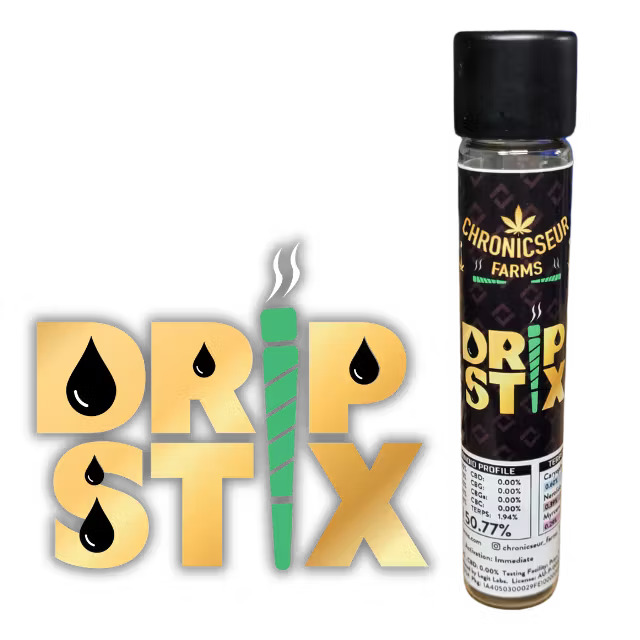 Photograph of product: Chronicseur Farms | Tangie Ice Cream | 1.25G Resin Infused Drip Stix
