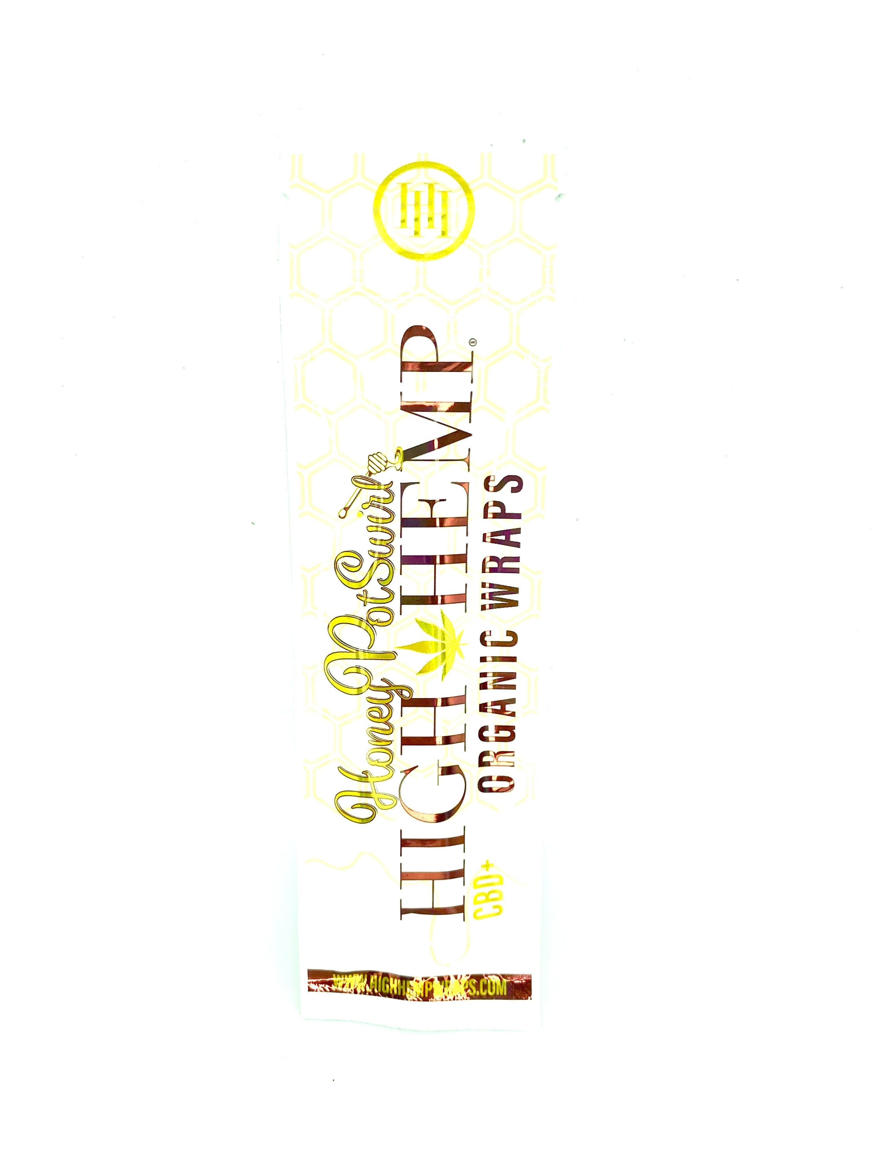 Photograph of product: High Hemp - Honeypot Swirl - Organic Hemp Wraps - 2pk