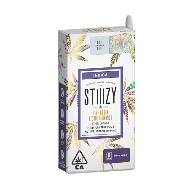 Photograph of product: Stiiizy Liquid Diamonds Pod White Widow