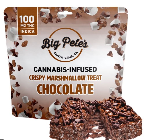 Photograph of product: Big Petes Marshmallow Treat Chocolate (I) 100MG