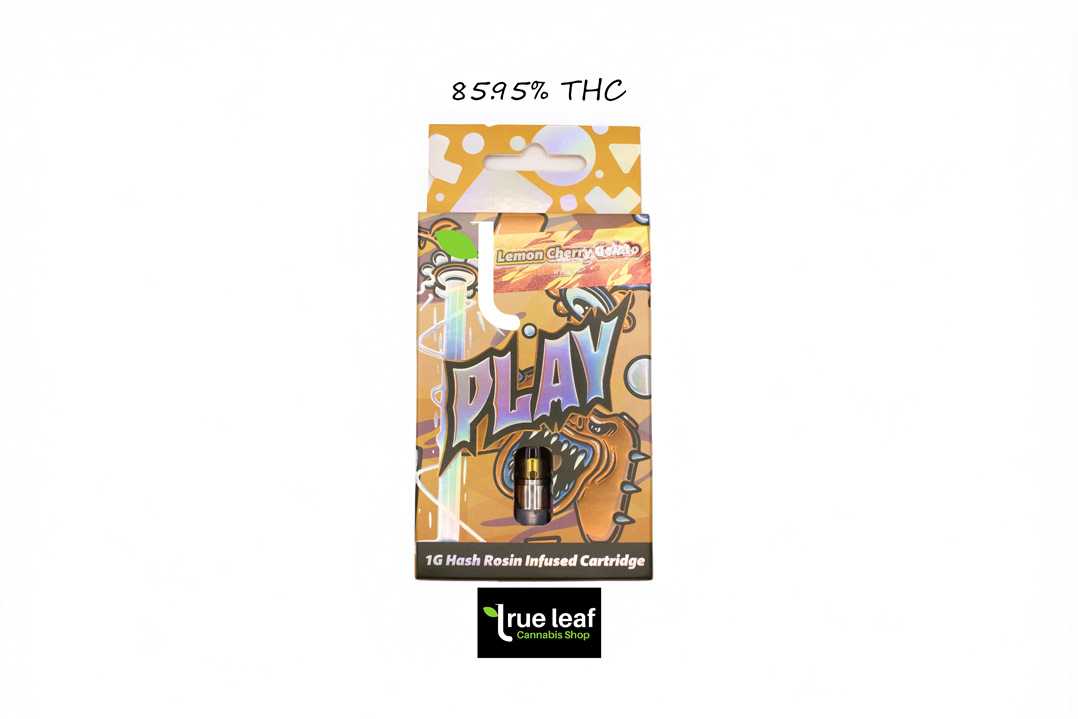 Photograph of product: PLAY | Lemon Cherry Gelato | 1g au chocolat Infused Distillate Cart