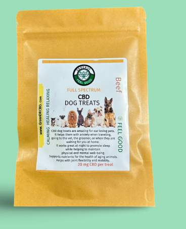 Photograph of product: Beef Flavored | Full Spectrum Cbd Dog Treats 20mg   5pk