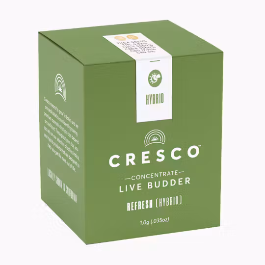 Photograph of product: CRESCO Live Budder 1g: Cinnamon Milk