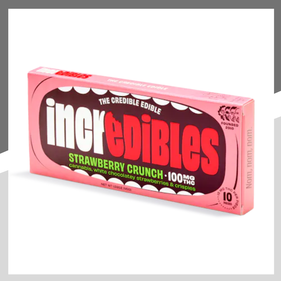 Photograph of product: Strawberry Crunch | Chocolate | Each | 100mg